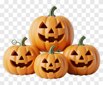 Halloween Jack-O'-Lanterns PNG