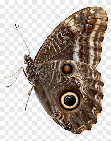 Butterfly With Eye Spots PNG