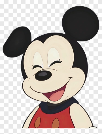 Cartoon Mouse Character Smiling PNG