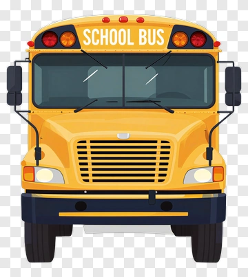 Yellow School Bus PNG