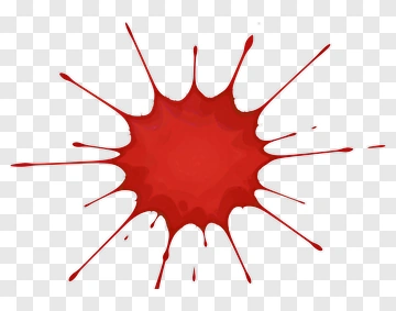 Red Paint Splash PNG