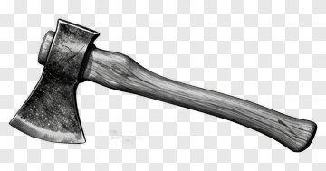 Axe With Wooden Handle PNG