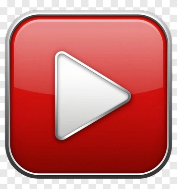 Red Play Button Icon PNG