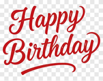 Happy Birthday PNG