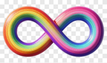 Colorful Infinity Symbol PNG