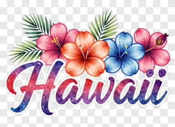 Hawaii Floral Design PNG