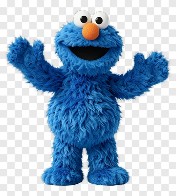 Cartoon Monster With Open Arms PNG