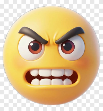 Angry Emoji Face PNG