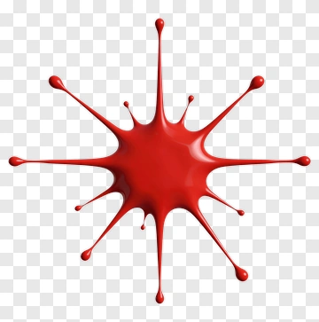 Red Paint Splash PNG