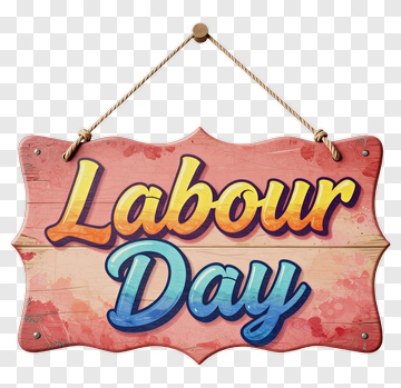 Labour Day Sign PNG
