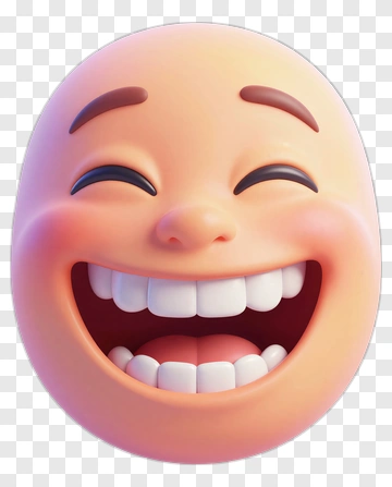 Happy Cartoon Baby Face PNG
