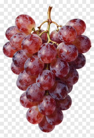 Bunch Of Red Grapes PNG