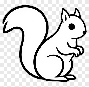 Cartoon Squirrel PNG