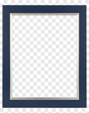 Navy Blue Picture Frame PNG