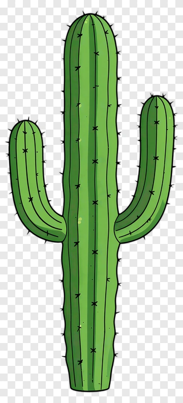 Cartoon Cactus PNG