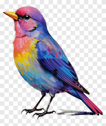Colorful Bird PNG