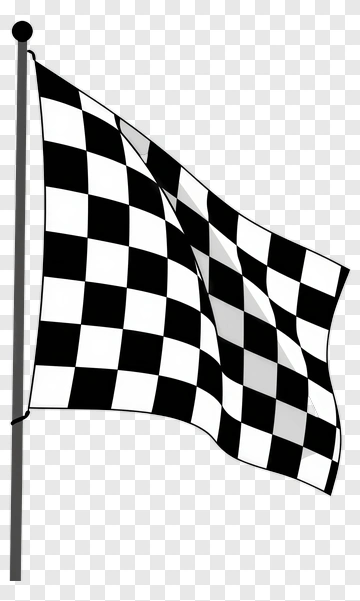 Checkered Racing Flag PNG