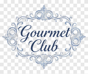 Gourmet Club Decorative Logo PNG