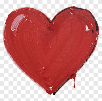 Red Heart Shape PNG