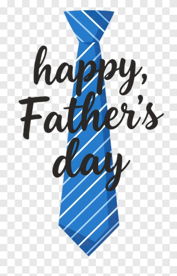 Happy Father's Day Tie PNG