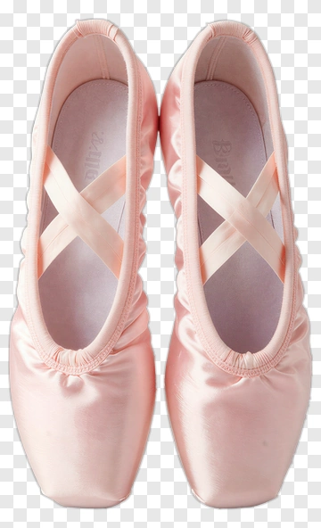 Pink Ballet Shoes PNG