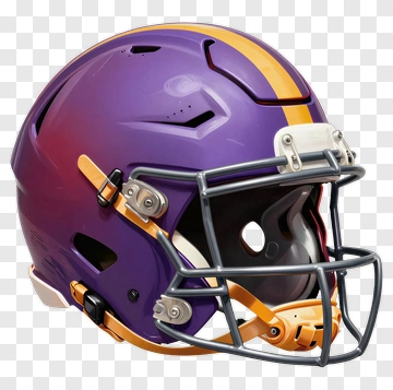 Purple Football Helmet PNG