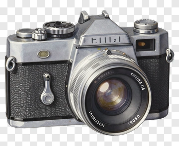 Vintage Camera With Lens PNG