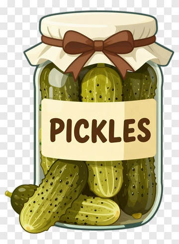 Jar Of Pickles PNG
