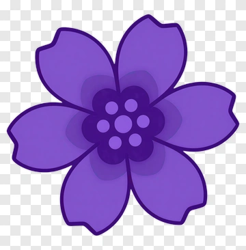 Purple Flower PNG