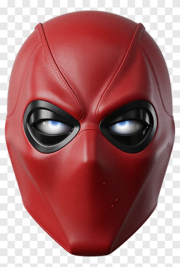 Red Mask With Black Eyes PNG