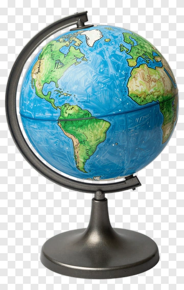 Globe On Stand PNG