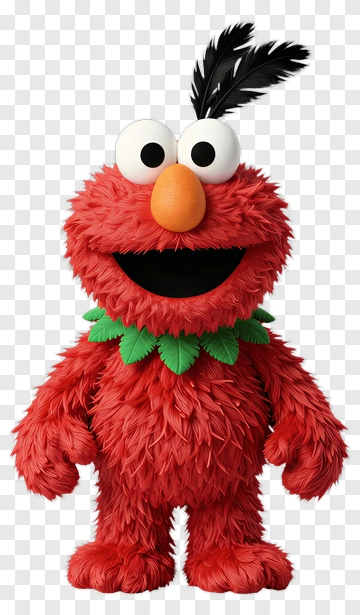 Elmo Character From Sesame Street PNG