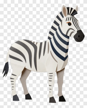 Paper Zebra PNG
