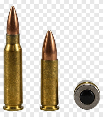 Ammunition Cartridge And Bullet PNG