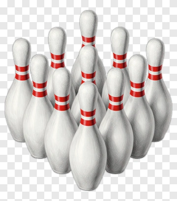Bowling Pins Arrangement PNG