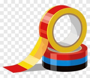 Colorful Tape Rolls PNG