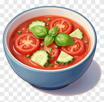 Fresh Tomato And Cucumber Salad In A Bowl PNG