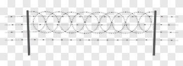 Barbed Wire Fence PNG