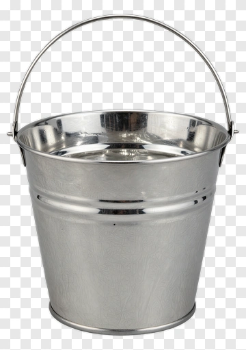 Metal Bucket PNG