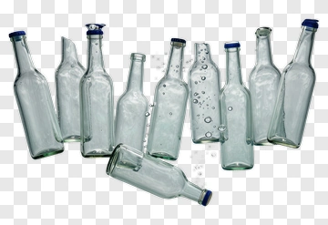 Collection Of Glass Bottles PNG