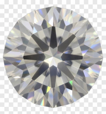 Round Brilliant Cut Diamond PNG