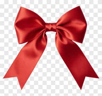 Red Ribbon Bow PNG