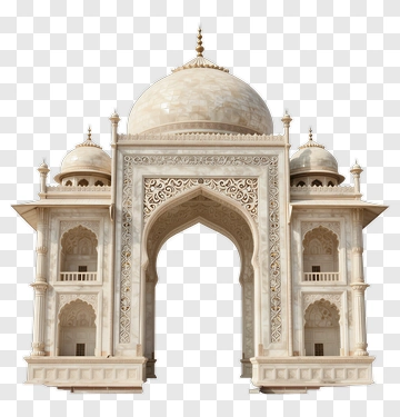 3D Taj Mahal Replica PNG