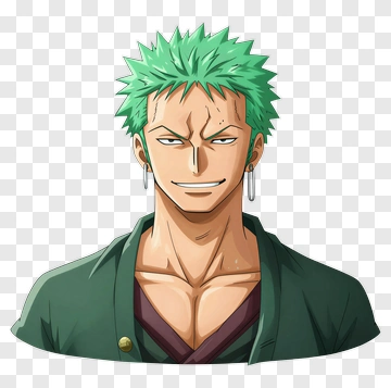 Anime Character With Green Hair PNG