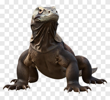 3D Komodo Dragon PNG