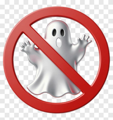 No Ghost Sign PNG