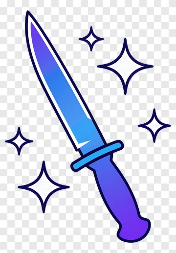 Colorful Magic Knife PNG