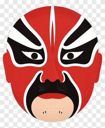 Traditional Chinese Opera Mask PNG