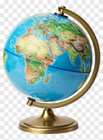 Globe On Stand PNG