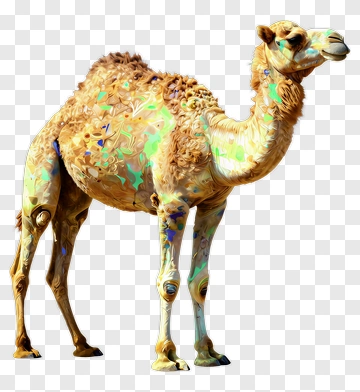 Colorful Camel PNG